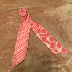 Pink Coach Scarf